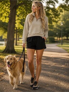PACT 🏝️ 🌿 Pact Organic Cotton Quarter Zip Pullover – Size Small